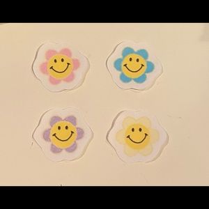 Happy face stickers